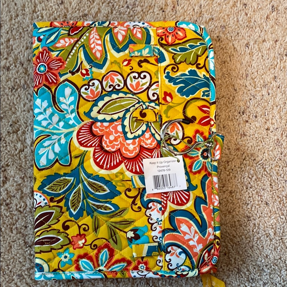 Vera Bradley Red and Yellow Floral Make Up, jewelry organizar - Picture 4 of 5